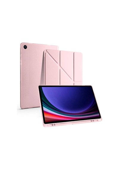 S6 Lite 2024 P620 P610 İle Uyumlu Kılıf Kalem Bölmeli Trifolding Case 13-15-17 Rose Gold Sku: Zeusb0dxhm6jpt Arka Kapak