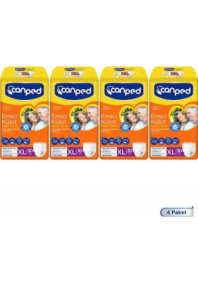 Canped Emici Külot Extra Büyük Boy Large 120 Li PKT.CANPED.080 XL