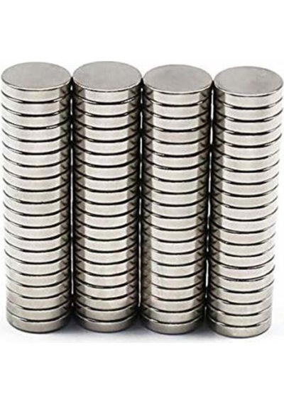 5 Adet 15mm X 3mm Yuvarlak Süper Güçlü Neodyum Mıknatıs