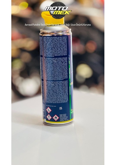 Aerosol Putoline Tech Chain Seramik Zincir Yağı Uzun Ömürlü Koruma