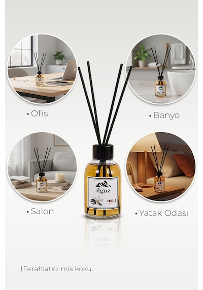Ilgaz Oda Kokusu Bambu Çubuklu Vanilla 110 ML