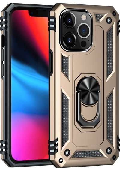 Apple Uyumlu iPhone 13 Pro Kilif Yüzüklü Zirh Tank Vega 511151122