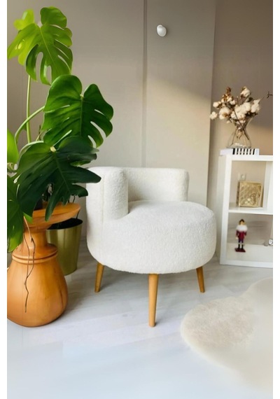 Elegant Comfort Çay Seti Tek Berjer Puf Takımı