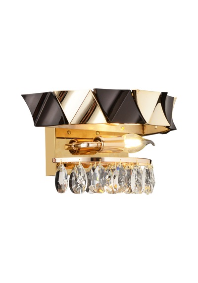 Betty Gold Kaplamalı 8 Watt Ledli Yatak Başı , Salon Led Aplik