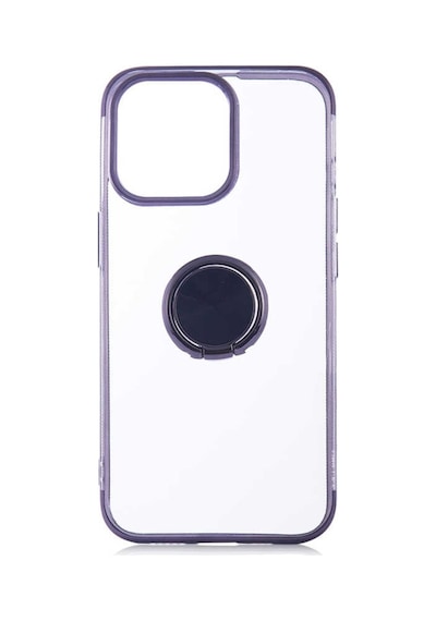 Apple Uyumlu iPhone 13 Pro Max Kılıf Zore Gess Kenarları Renkli Yüzük Aparatlı