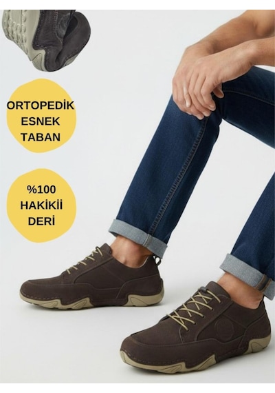 Ispartalılar 362 Ortopedik Taban Günlük Hakiki Deri Erkek Ayakkabı Esnek Hazır Taban Casual Ayakkabı Nubuk Kahve Ispartalılar 362 Ortopedik Taban Günlük Hakiki Deri Erkek Ayakkabı Esnek Hazır Taban Casual Ayakkabı Nubuk Kahve
