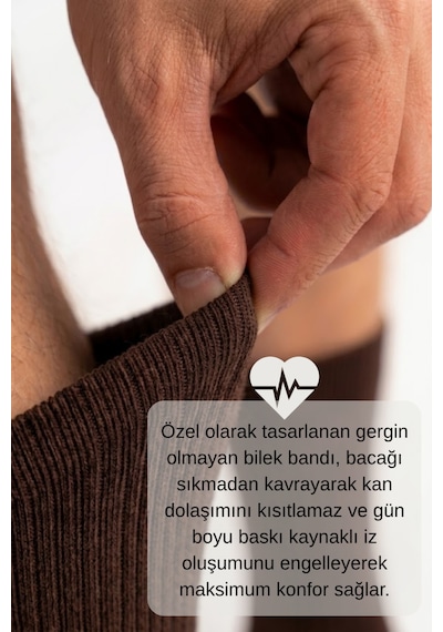 Socketta 6'lı Kahverengi Erkek Lastiksiz Modal Dikişsiz Sıkmayan Diyabetik Şeker Soket Çorap - Premium Kahverengi Socketta 6'lı Kahverengi Erkek Lastiksiz Modal Dikişsiz Sıkmayan Diyabetik Şeker Soket Çorap - Premium Kahverengi