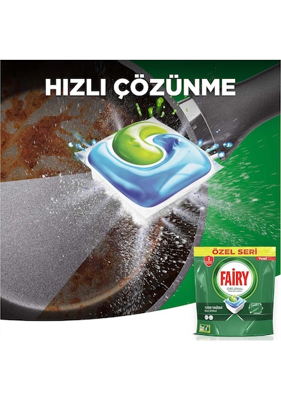 Fairy Hepsi Bir Arada 90 Yıkama Bulaşık Makinesi Deterjanı Kapsülü Özel Seri