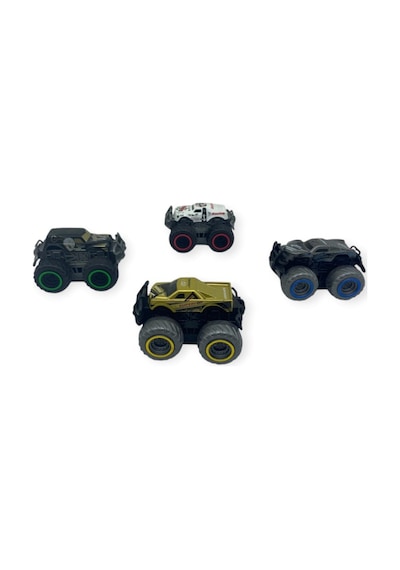Superior Burst Siyah Renkli Mini Truck - 8 Cm Hareketli Tekerlekli Oyuncak Araba - 1 Adet