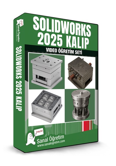 Solidworks 2025 Kalıp Plastik Enjeksiyon Video Ders Eğitim Seti