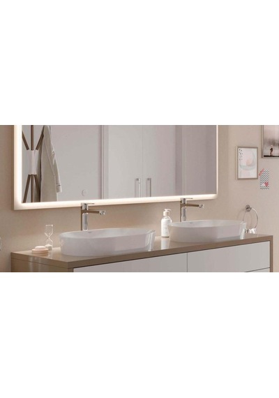 Serel Sapphire Mat Beyaz Tezgah Üstü Çanak Lavabo 40 x 60 CM