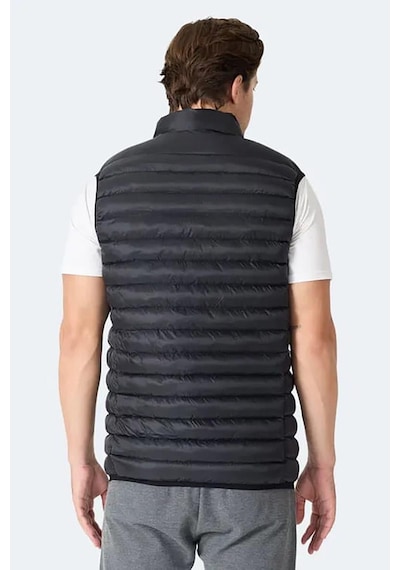 Slazenger Helıx Erkek Fermuar Cepli Siyah Yelek Siyah