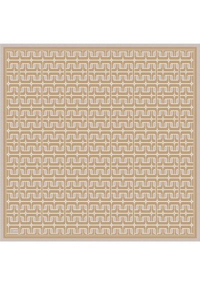 Belli Twill Saf İpek Eşarp 2025 Yaz Sezonu 4118d T - Renk-05 Çok Renkli