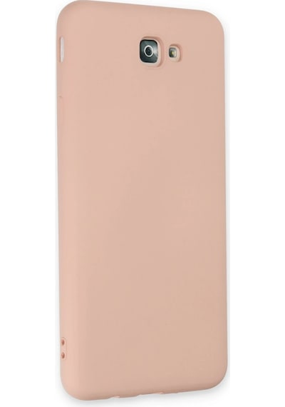 Cosmotex Newface Samsung Galaxy Uyumlu  J7 Prime Kılıf Nano İçi Kadife Silikon - Pudra