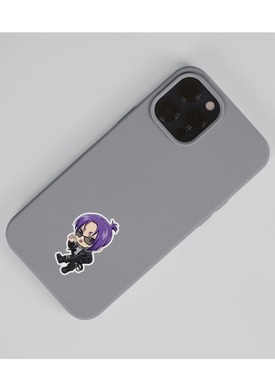 Anime Bluelock Reo Mikage-parlak Kağıt -2li Sticker Set-futbol Telefon Süsleme Anime Blue Lock Beyaz