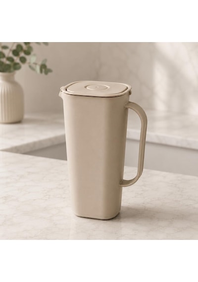 1700 Ml Sürahi, Sızdırmaz Kapaklı Bpa İçermez Buzdolabı Kapısına Uygun Ergonomik Saplı Soğuk Ve Sıcak İçec Diğer