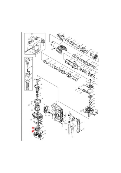 Makita HM0870C Kömür Fırça CB-350 Ürün Kodu 195004-6