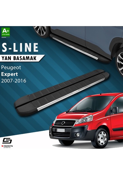 S-dizayn Peugeot Expert 2 Uzun Şase S-line Krom Yan Basamak 223 C