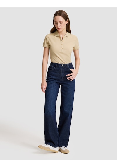 Pierre Cardin Kadın Bej Tişört Basic 50325456-vr011