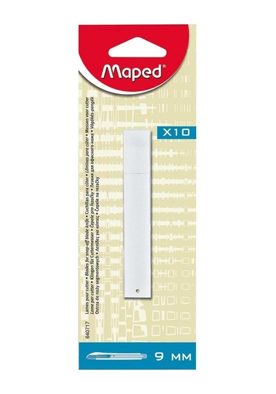 Ofis Ve Kırtasiye 640717 Yedek Bıçak Gümüş, 9 Mm 1