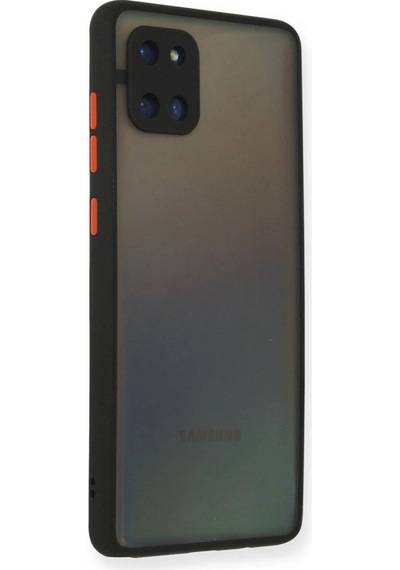 Samsung Galaxy Uyumlu, A81 / Note 10 Lite Kılıf Montreal Silikon Kapak - Siyah