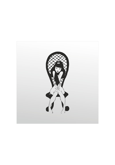 Folyo Sticker Kız 70cm Uzunluk Siyah