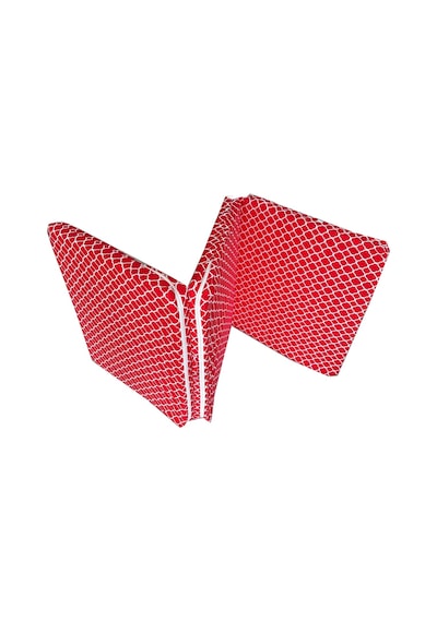 Tek Kişilik Katlanır Yer Yatağı Sünger Yatak 70x180x6 Cm-kırmızı Çatı