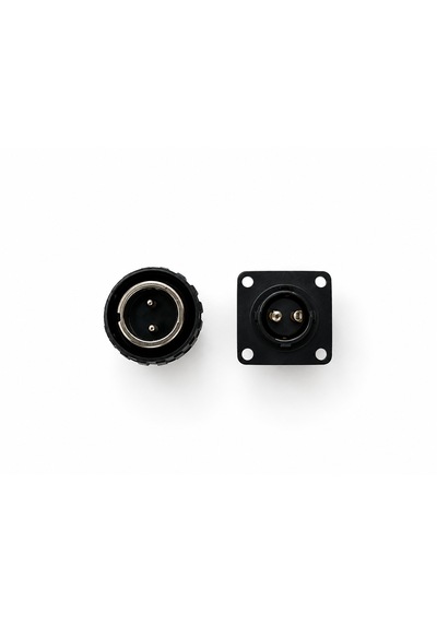 Heater Xs16 K2a + Xs16 J2p 2 Pin Erkek Dişi Dairesel Konnektör Takımı