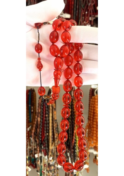 Ateş Kehribar Kırmızı Beyzi Model Çubuk B. Boy