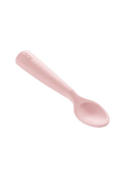 Vakum Tabanlı Silikon Tabak, Nam Nam Kaşık 2'li Set, Pembe Genel