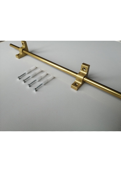 Merdiven Dip Çubuğu Protokol Basamak Halısı Tutucu 10 Mm Sarı