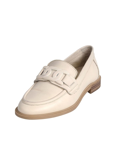 Mammamia D24ya-3235 Kadın Deri Loafer Ayakkabı D24YA-3235-R17748 Kemik