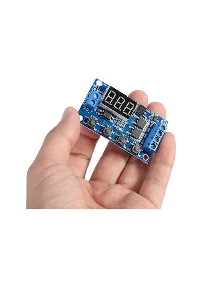 Zamanlayıcı Timer Modül Dual Mosfetli Gecikmeli Başlangıç 0-999Sn