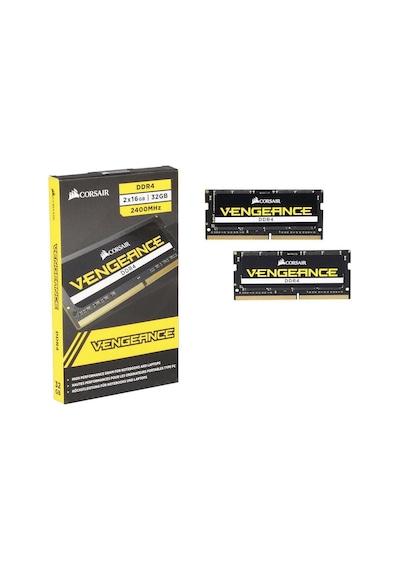 Corsair CMSX32GX4M2A2400C16 32 GB (2x16) DDR4 2400 MHz CL16 Notebook Ram