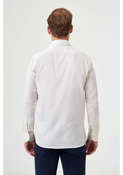 Bisse Erkek Regular Fit Klasik Gömlek Ekru Gm23k232047 D03 Ekru