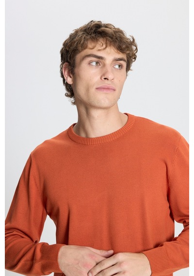 AC&Co / Altınyıldız Classics Erkek Kıremıt Standart Fit Normal Kesim Bisiklet Yaka Triko Kazak Kiremit AC&Co / Altınyıldız Classics Erkek Kıremıt Standart Fit Normal Kesim Bisiklet Yaka Triko Kazak Kiremit