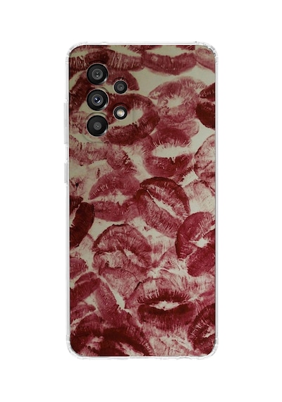 Samsung Galaxy Uyumlu A32 Silikon Desen050 Çok Renkli