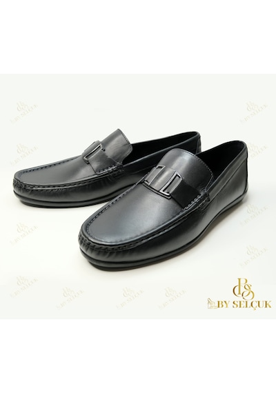 Loafer Analin Deri Siyah