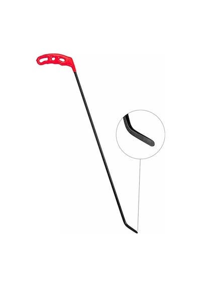 58 Cm 8 Mm Çap Sağlı Sollu Tek Kıvrımlı Sağ Boyasız Göçük Düzeltme Çubuğu, Pdr Çubuk - S6-05