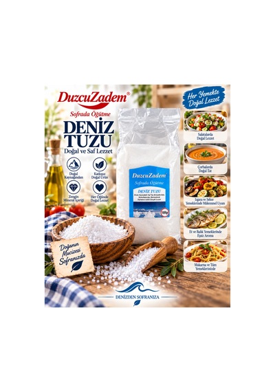 Deniz Tuzu 1000 Gr Toz Poşet