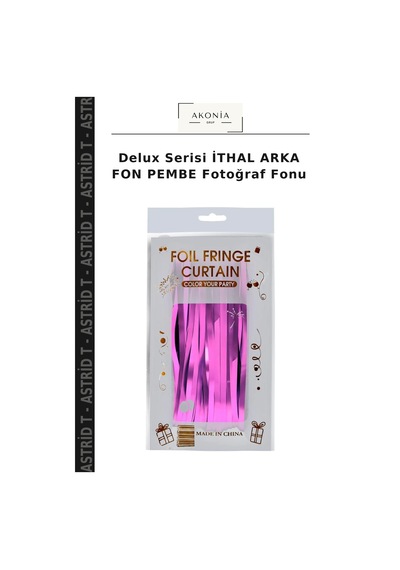 Delux Serisi İthal Arka Fon Pembe Fotoğraf Fonu