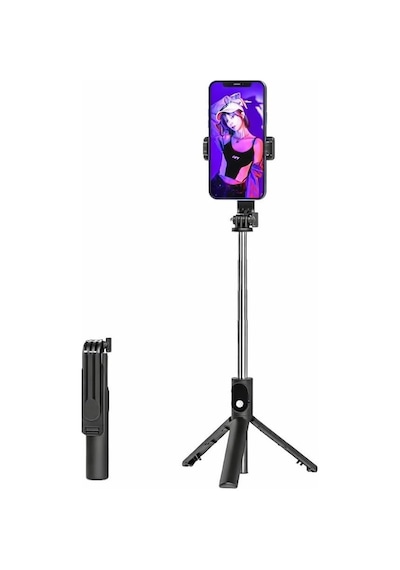 Portatif Taşınabilir Selfie Çubuğu Siyah Diğer
