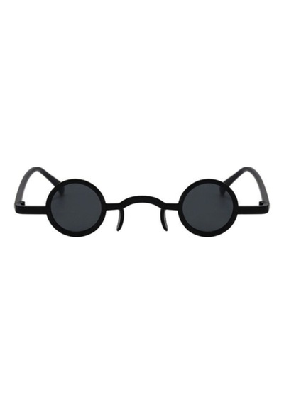 Meltoz Minimal Vintage & Retro Güneş Gözlüğü Bej - Gri