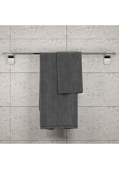 Ahlez Premium Uzun Havluluk 47 Cm Krom