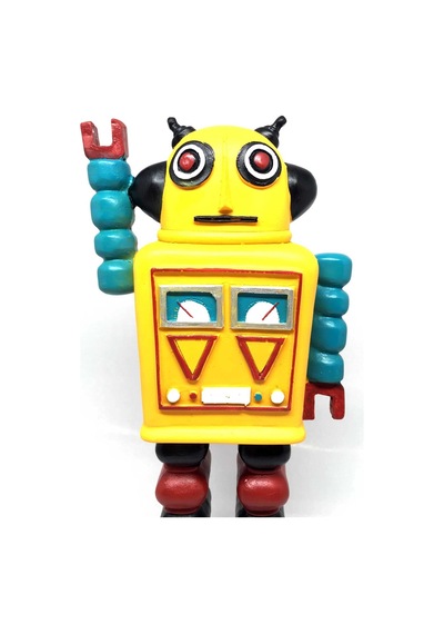 River World Decotown Nostaljik Sevimli Uzaylı Robot Şeklinde Figür Biblo
