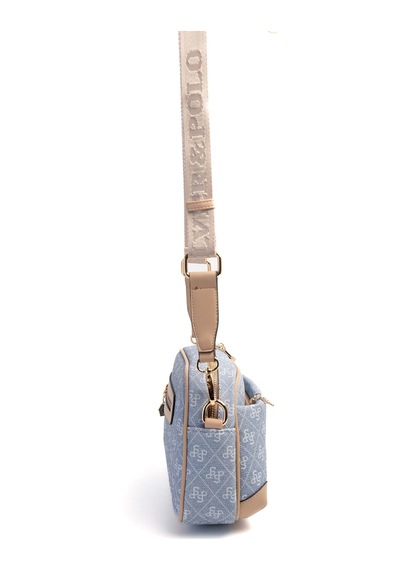 Çapraz Çanta Kadın Silver Polo 1094-46397 Sılver Polo Çapraz Bayan Çantası M178 Mavi-mat Ten Mavi-mat Ten Mavi
