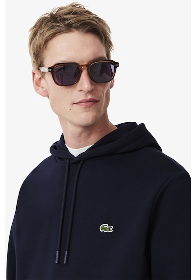 Lacoste Men's Classic Fit Kapüşonlu Yaka Sweatshirt Lacivert