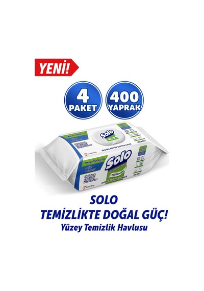 Temizlikte Doğal Güç Okaliptus&çam Esintisi Yüzey Temizlik Havlusu 4'lü 400 Yaprak Diğer