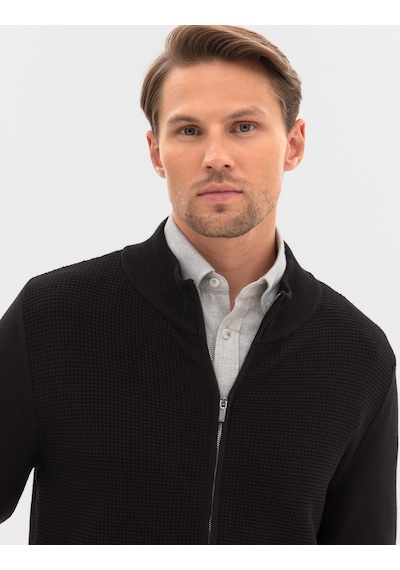 Pierre Cardin Erkek Siyah Hırka Triko 50317341-vr046