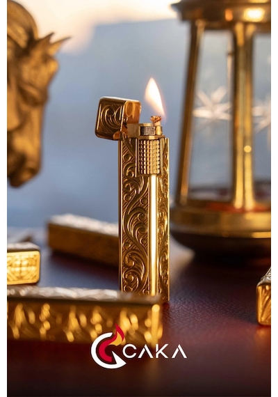 Caka Lighter Petra Gravür Serisi El Yapımı Benzinli Çakmak